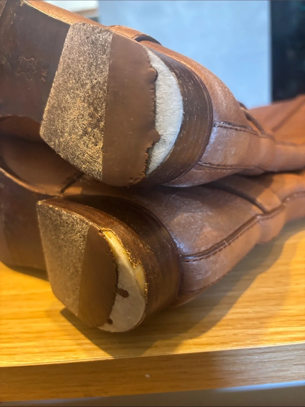 Tory Burch Amanda Cognac Leather Tall Riding Boots